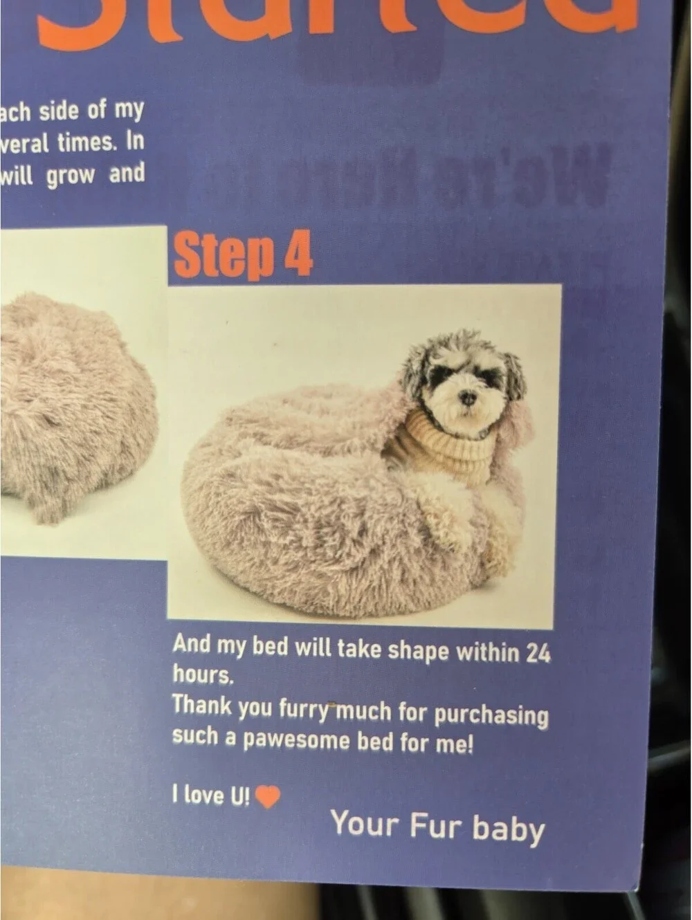 Himax covered pet bed small